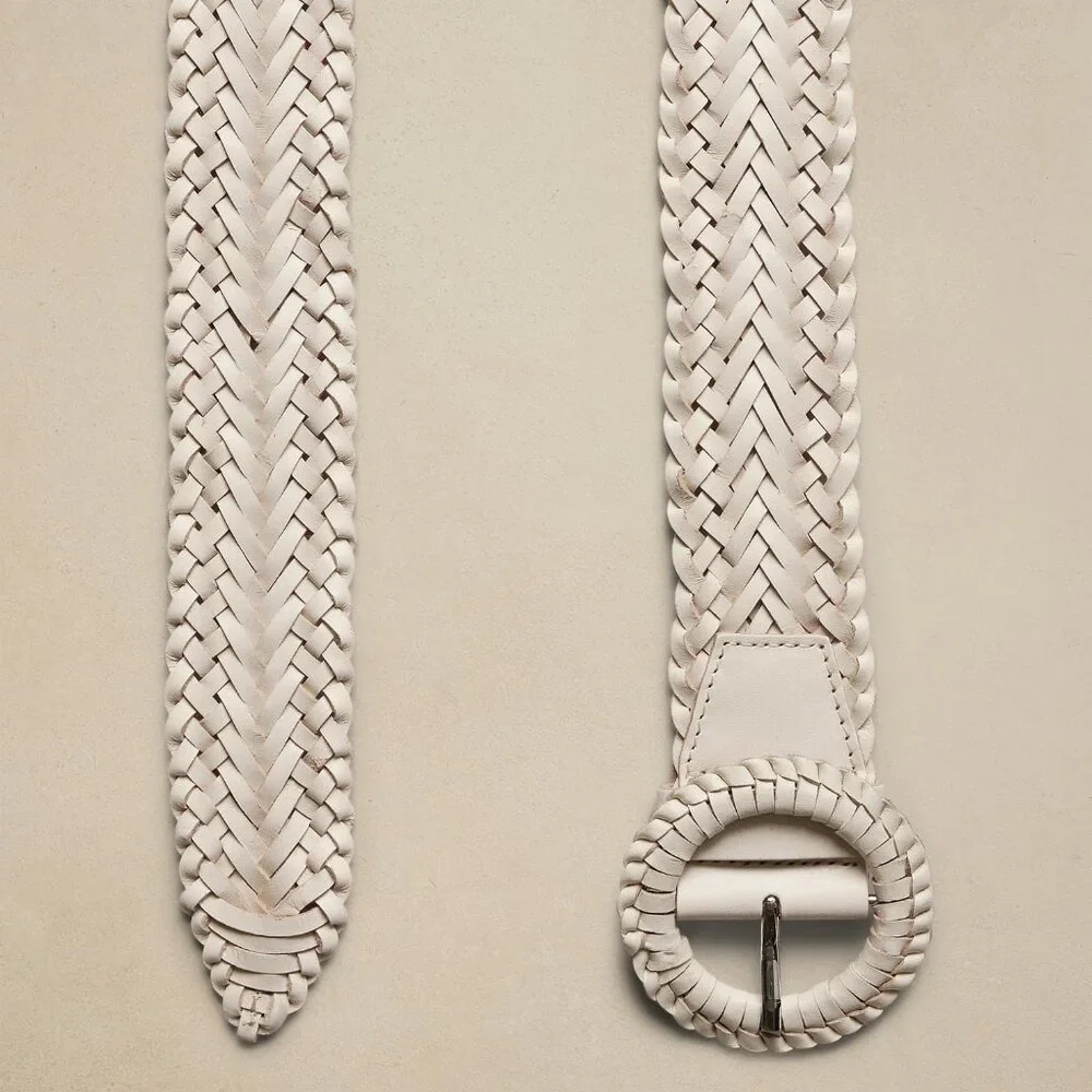 Banana Republic Braided Leather Belt